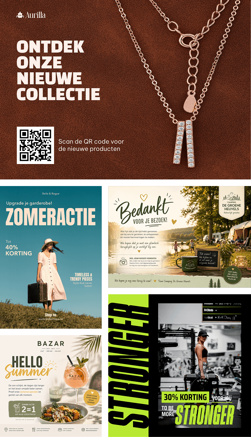 Kaarten collectie verticaal