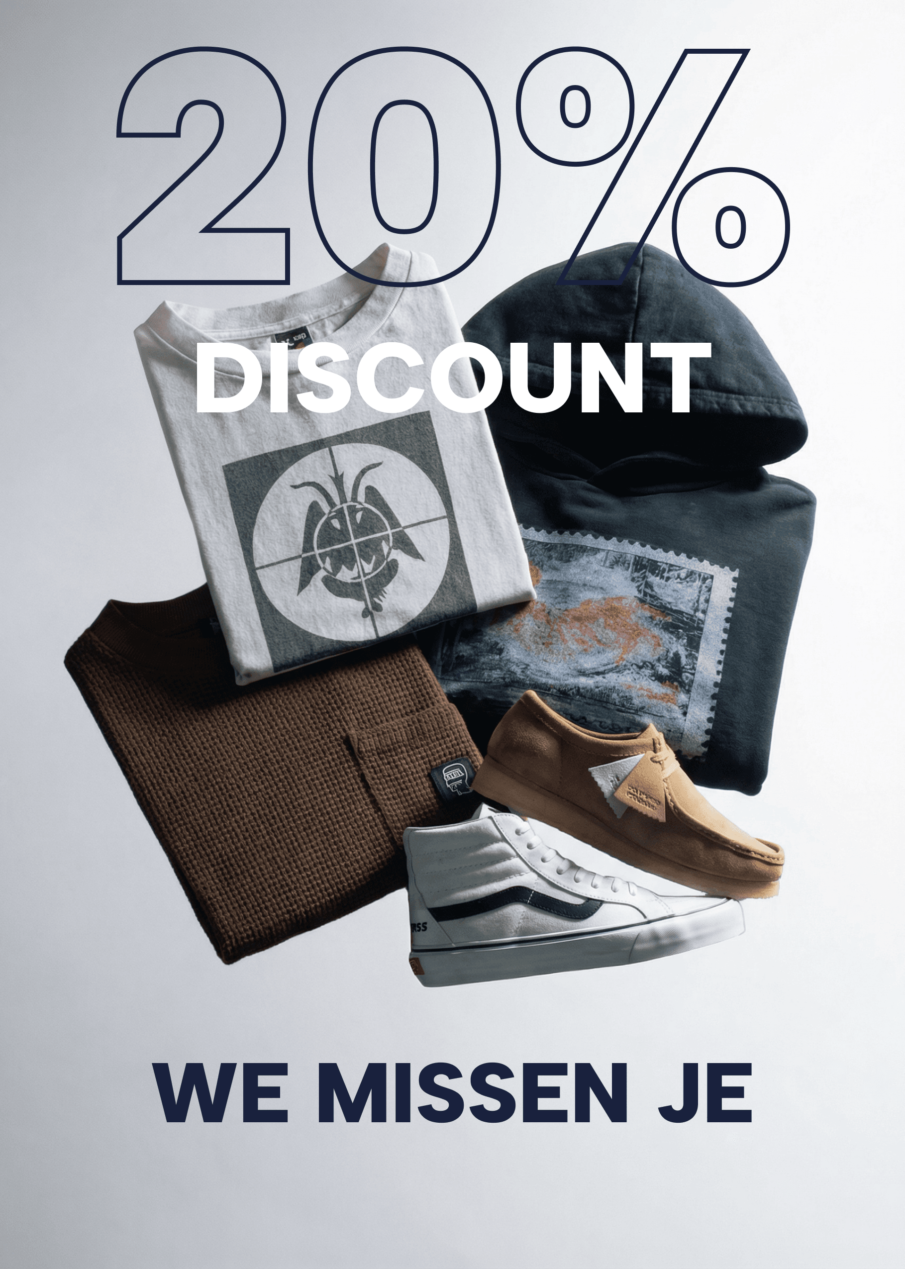 Kleding korting kaart