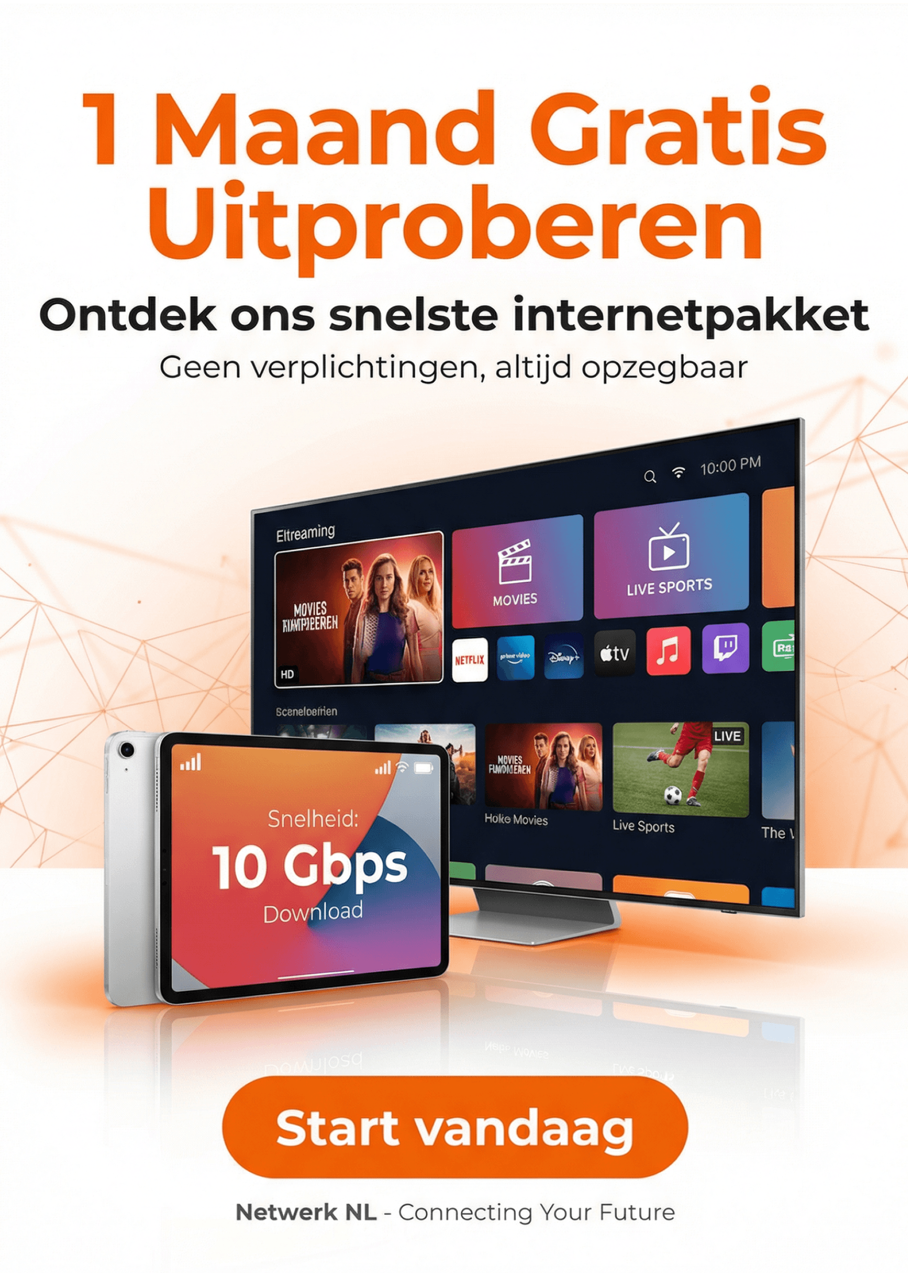 Internet provider kaart